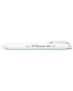 Radiera mecanica PENAC Tri Eraser, triunghiulara, 100% cauciuc - corp alb