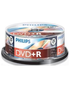 DVD+R 4.7GB (25 buc. Spindle, 16x) PHILIPS