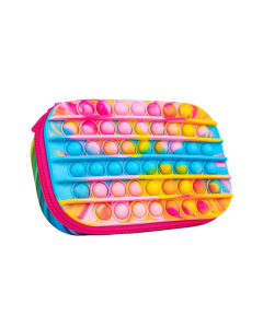 Penar cu fermoar ZIPIT ZIP & POP Storage Box - Rainbow Glow