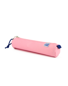 Penar cilindric, neechipat, OXFORD Kangoo, cu fermoar si elastic - roz