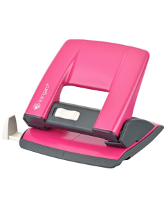Perforator metalic 20 coli, KANGARO Aion 20G/S - roz metalizat