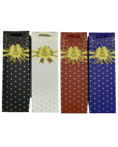 Punga cadou pentru sticla, design Present, 36x12.8x8.4cm, modele asortate