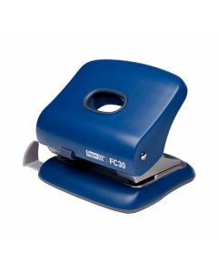 Perforator plastic Rapid FC30, 30 de coli, cutie, albastru