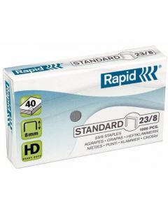 Capse Rapid Standard, 23/ 8, 10-40 coli, 1000 buc/cutie