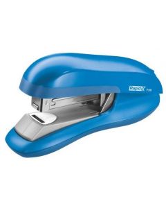 Capsator plastic Rapid F30, 30 coli, cutie, capsare plata, albastru deschis