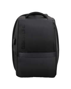 Rucsac BESTLIFE Neoton, 46x29x17cm, compartiment tableta si laptop 16 inch, negru
