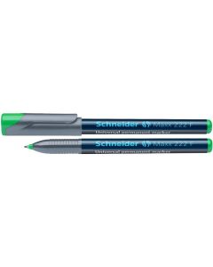 Universal permanent marker SCHNEIDER Maxx 222 F, varf 0.7mm - verde