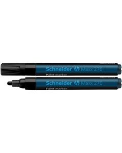 Marker cu vopsea SCHNEIDER Maxx 270, varf rotund 1-3mm - negru