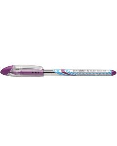Pix SCHNEIDER Slider Basic XB, rubber grip, varf 1.4mm - scriere violet