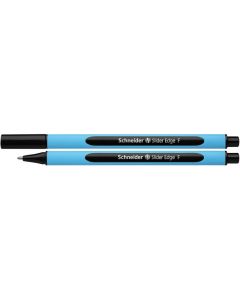 Pix SCHNEIDER Slider Edge F, rubber grip, varf fin - scriere neagra