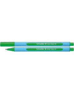 Pix SCHNEIDER Slider Edge XB, rubber grip, varf 1.4mm - scriere verde