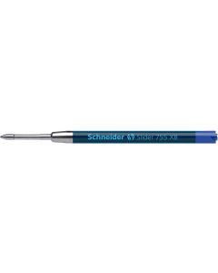 Rezerva metalica SCHNEIDER Slider 755XB, pentru pix Rave, Reload, Contrast, Memo, Pulse - albastru