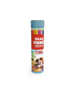 Creioane colorate, 24 culori/tub metalic, SILKA Prime