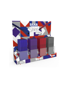 Display creioane, 4culori x 72buc(288buc)/display, SILKA Shine Prime