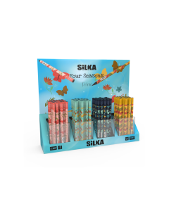 Display creioane, 4modele x 40buc(160buc)/display, SILKA Four Seasons Jumbo