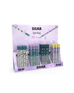 Display creioane, 4modele x 40buc(160buc)/display, SILKA Spring Jumbo