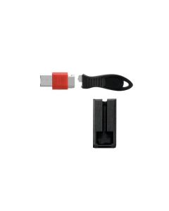 Sistem de blocare Kensington, pentru portul USB si alte porturi adiacente, negru