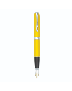 Stilou DIPLOMAT Excellence A2, cu penita M, aurita 14kt. - Yellow Chrome