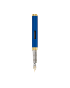 Stilou DIPLOMAT Nexus, cu penita M, aurita 14kt. - Blue Gold
