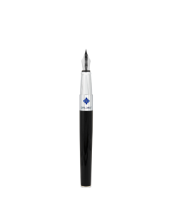 Stilou DIPLOMAT CLR, cu penita M, din otel inoxidabil - black lacquer