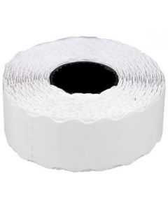 Etichete de pret, 26 x 12 mm, adeziv permanent, 1000buc/rola, 6 role/set, TANEX - albe