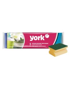 Bureti canelati, pentru spalat vase, 8x6x4.3cm, 5 buc/set, YORK - culori asortate