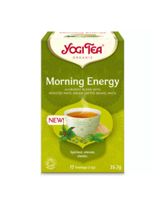 Ceai bio Morning Energy, 17 pliculete a 2,1g, 35,7g Yogi Tea