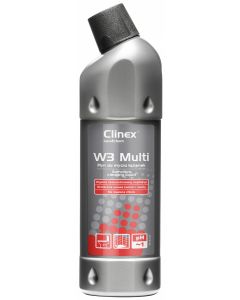 Detergent Profesional Concentrat CLINEX W3 Multi, 1 Litru - Solutie Curatare Baie, WC si Obiecte Sanitare