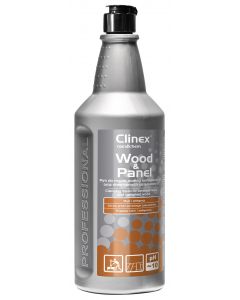 Clinex Wood & Panel, 1 litru, detergent lichid, concentrat, pt. curatare parchet si suprafete lemn