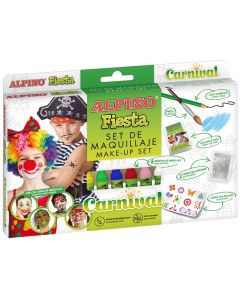 Set ALPINO Fiesta - Carnival, 6 culori x 5gr. make up sticks