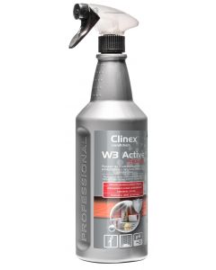 CLINEX W3 Active Shield, 1 litru, cu pulverizator, solutie delicata, curatare suprafete sanitare/bai