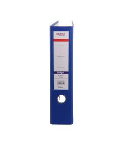 Biblioraft plastifiat 7,5 cm Optima Budget - albastru