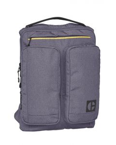 Rucsac CATERPILLAR Code - Quest Commuter, material 420D hexagonal, 2 buzunare exterioare - gri inchi