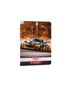 CAIET A4 60 FILE, HARTIE 70G/MP FSC MIX, DICTANDO, COLTURI ROTUNJITE, MOTIV RACE CARS