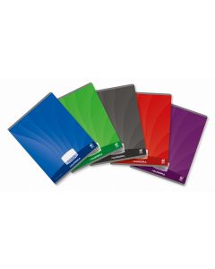 Caiet A5, 60 file - 90g/mp, liniat stanga, coperta carton lucios, AURORA Mano - matematica