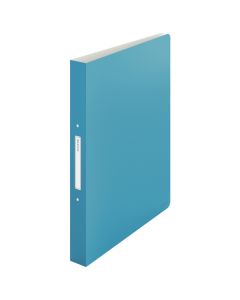 Caiet mecanic LEITZ Cosy, PP, A4, mecanism 2 RR, inel 25 mm, coperta moale, albastru celest