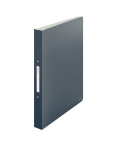 Caiet mecanic LEITZ Cosy, PP, A4, mecanism 2 RR, inel 25 mm, coperta moale, gri antracit