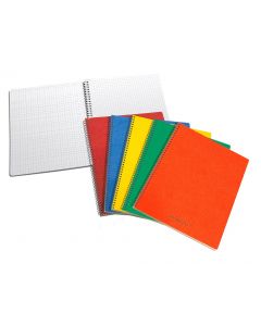 Caiet cu spirala, A4, 60 file - 80g/mp, coperti carton cretat, AURORA - matematica