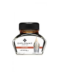 Calimara cu cerneala Diplomat Octopus, 30 ml - maro caramel