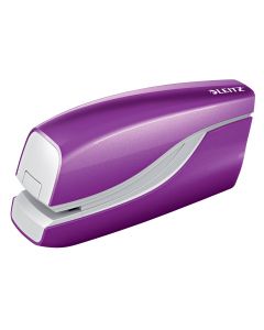 Capsator electric LEITZ WOW NeXXt Series, cu baterii, 10 coli, 1000 capse e1 incluse, mov