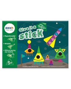 Carte creativa Stick"n Give it a Stick - triunghiuri (+5 ani)