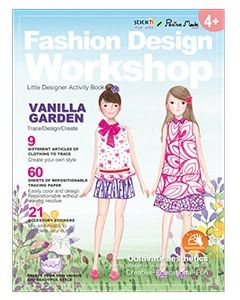 Carte creativa Stick"n Little Designer Activity book - Vanilla Garden