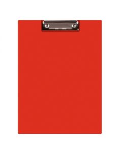 Clipboard dublu A4, plastifiat PP, DONAU - rosu