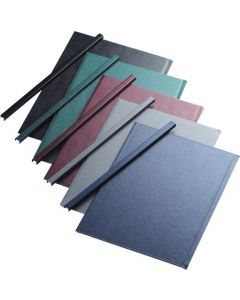 Sina metalica structura panzata, A4,  91-120 pag.(13 mm) 10 buc/set, Metal -BIND OPUS - bordeaux