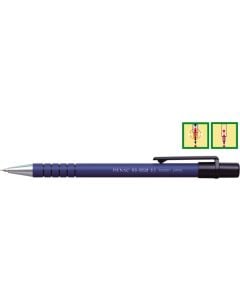 Creion mecanic PENAC RB-085M, rubber grip, 0.7mm, con si varf metalic - corp albastru