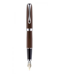 Stilou Diplomat Excellence A2, cu penita M, aurita 14kt. - Marrakesh Chrome