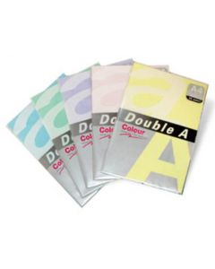 Hartie color pentru copiator  A4,  80g/mp, 100coli/top, Double A - pastel butter