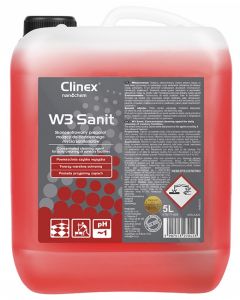 CLINEX W3 Sanit, 5 litri, detergent lichid, concentrat, pt. curatarea obiectelor sanitare, toaletelo