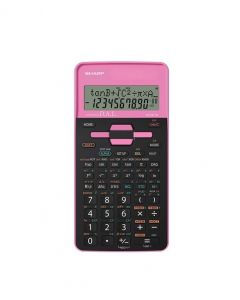 Calculator stiintific, 10 digits, 273 functii, 161x80x15mm, dual power, SHARP EL-531THBGR-negru/roz