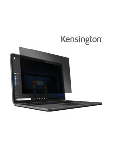 Filtru de confidentialitate Kensington, pentru laptop, 15.5", 16:10, 2 zone, detasabil